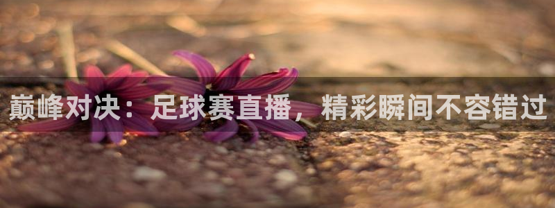 巅峰对决：足球赛直播，精彩瞬间不容错过